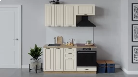 Кухонный гарнитур «Лина» длиной 160 см со шкафом НБ
