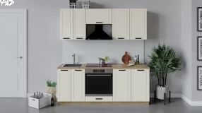 Кухонный гарнитур «Лорас» длиной 200 см со шкафом НБ